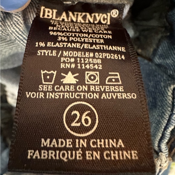 Blank NYC tulip waist with elastic button fly denim - Picture 10 of 11